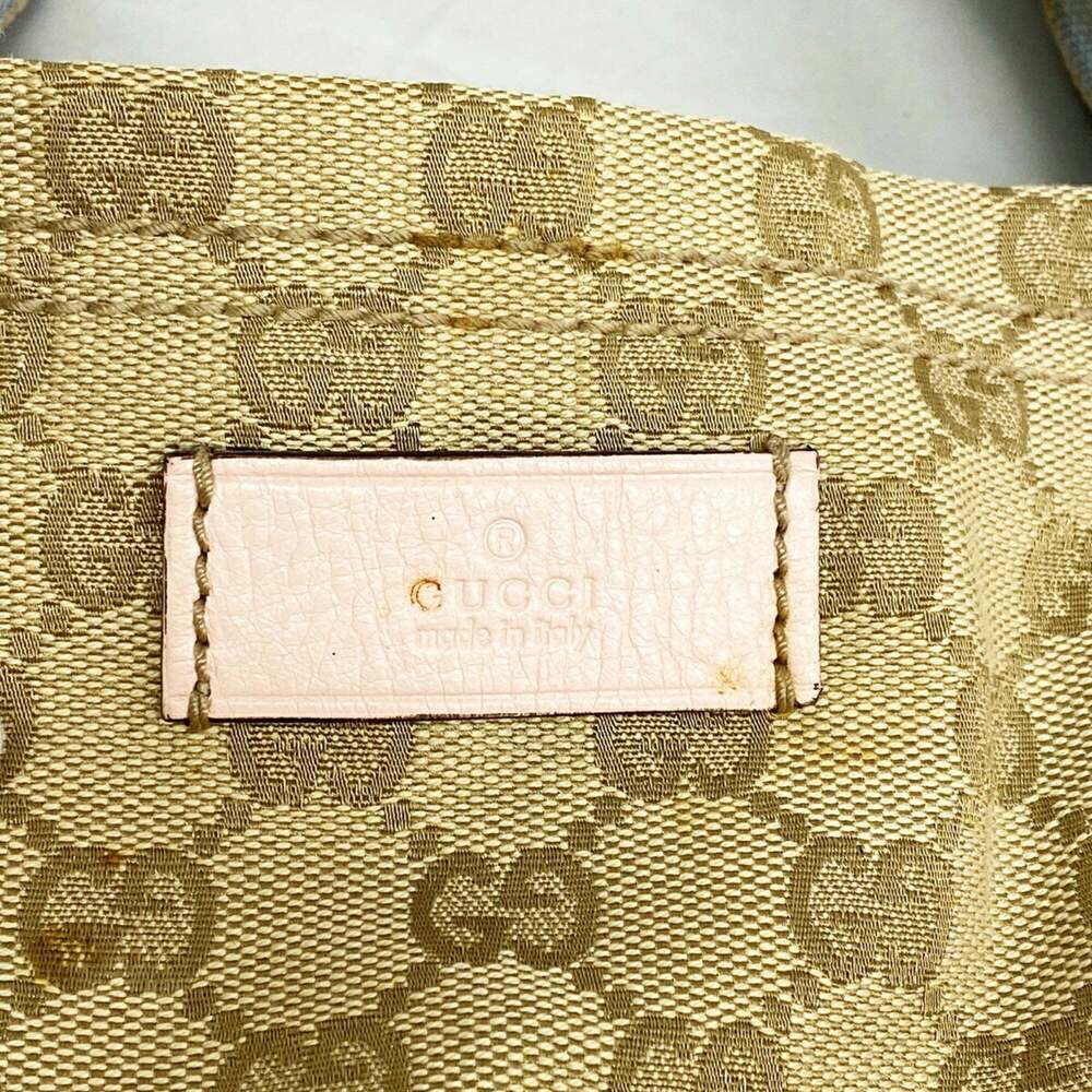 Gucci GG Canvas Tote Bag 189669, Canvas, Beige, Multicolor, Women's - Picture 9 of 10